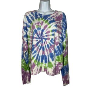 Daydreamer Sz S Tie Dye Soft Fall Long Sleeve Tee Boho (1343)